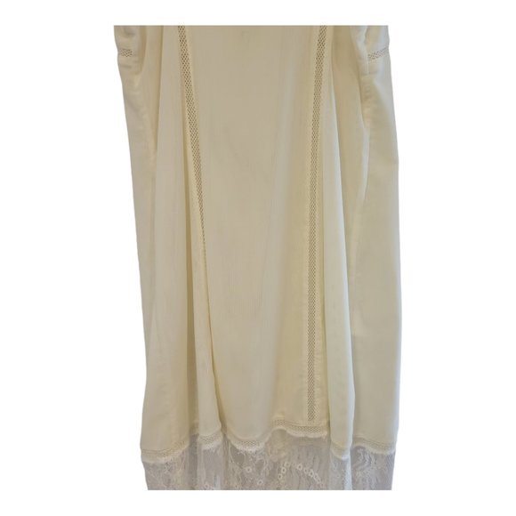 BCBGMaxAzria Runway Chantilly Lace Cream Cami Slip Dress Size XS - Picture 8 of 10